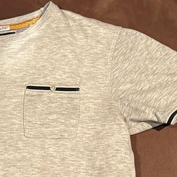 Denim & Flower Short Sleeve Shirt - Picture 2 of 3